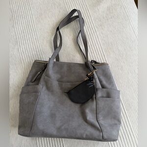 Elegant Gray Tote Bag